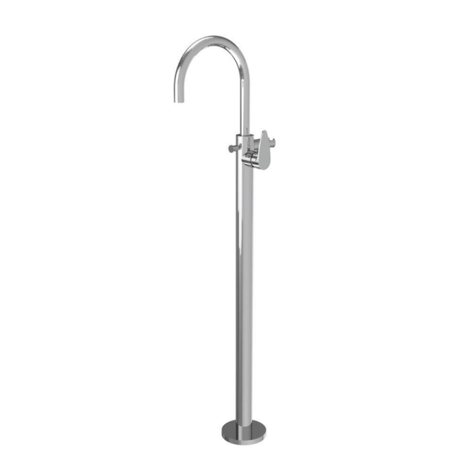Picture of Vignette Prime Exposed Parts of Floor Mounted Single Lever Bath Mixer - Chrome