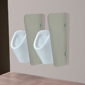 Picture of Curve Shaped Urinal Partition - (Size : 450)