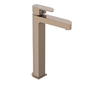 Picture of Single Lever High Neck Basin Mixer -Gold Dust