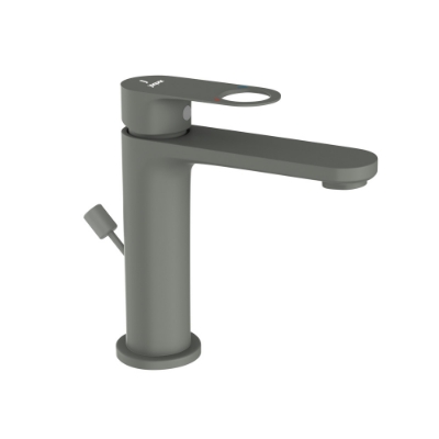 Picture of Single Lever Basin Mixer with Popup Waste - Graphite