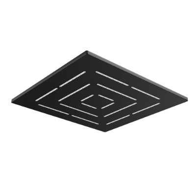 Picture of Square Shape Maze Overhead Shower - Black Matt