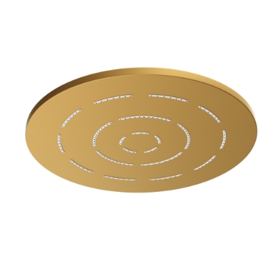 Picture of Single Function Round Shape Maze Overhead Shower - Gold Matt PVD