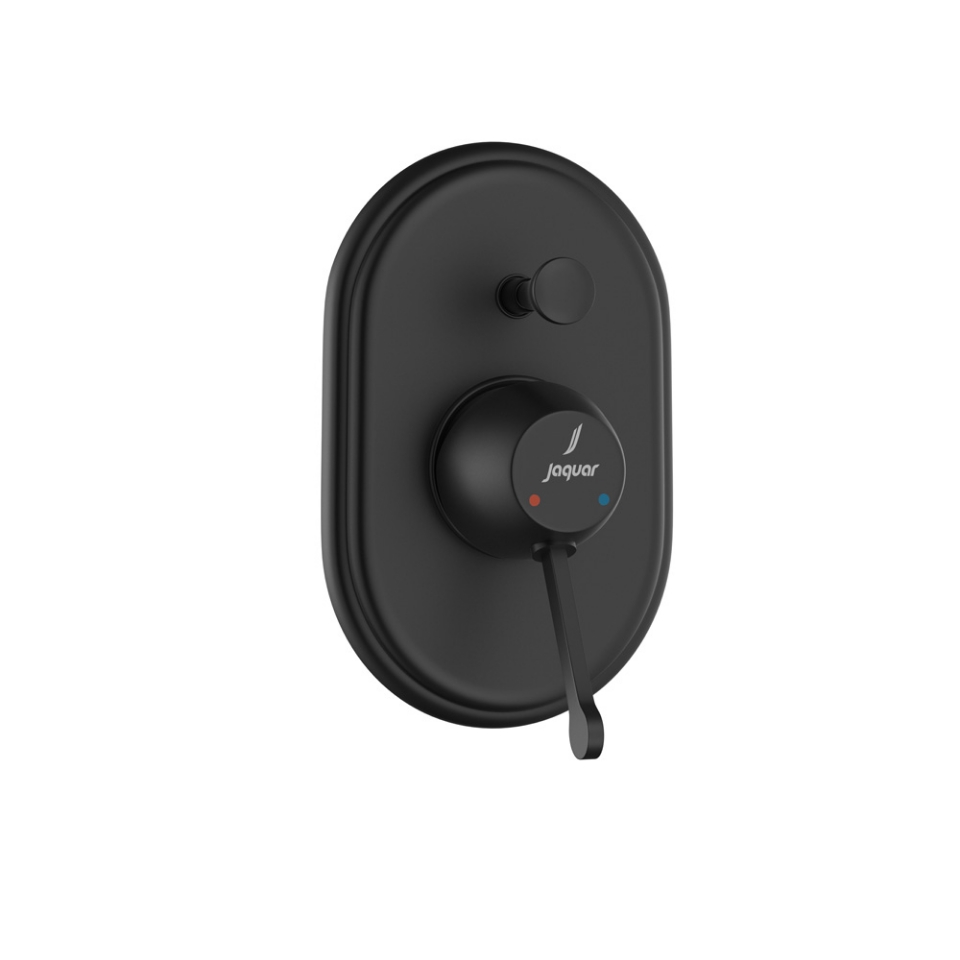 Picture of Exposed Part Kit of Single Lever Hi Flow In-wall Diverter - Black Matt