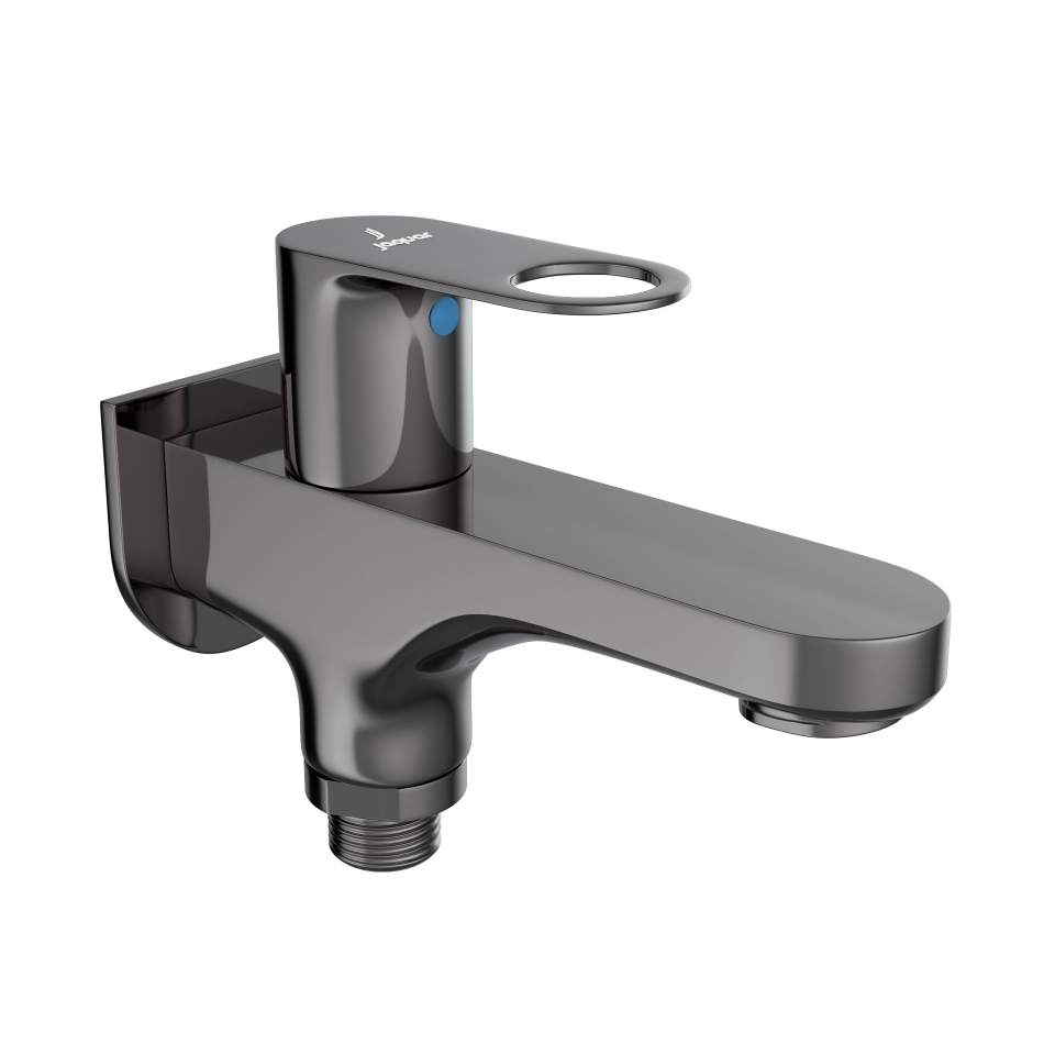 Picture of Two Way Bib Tap - Black chrome